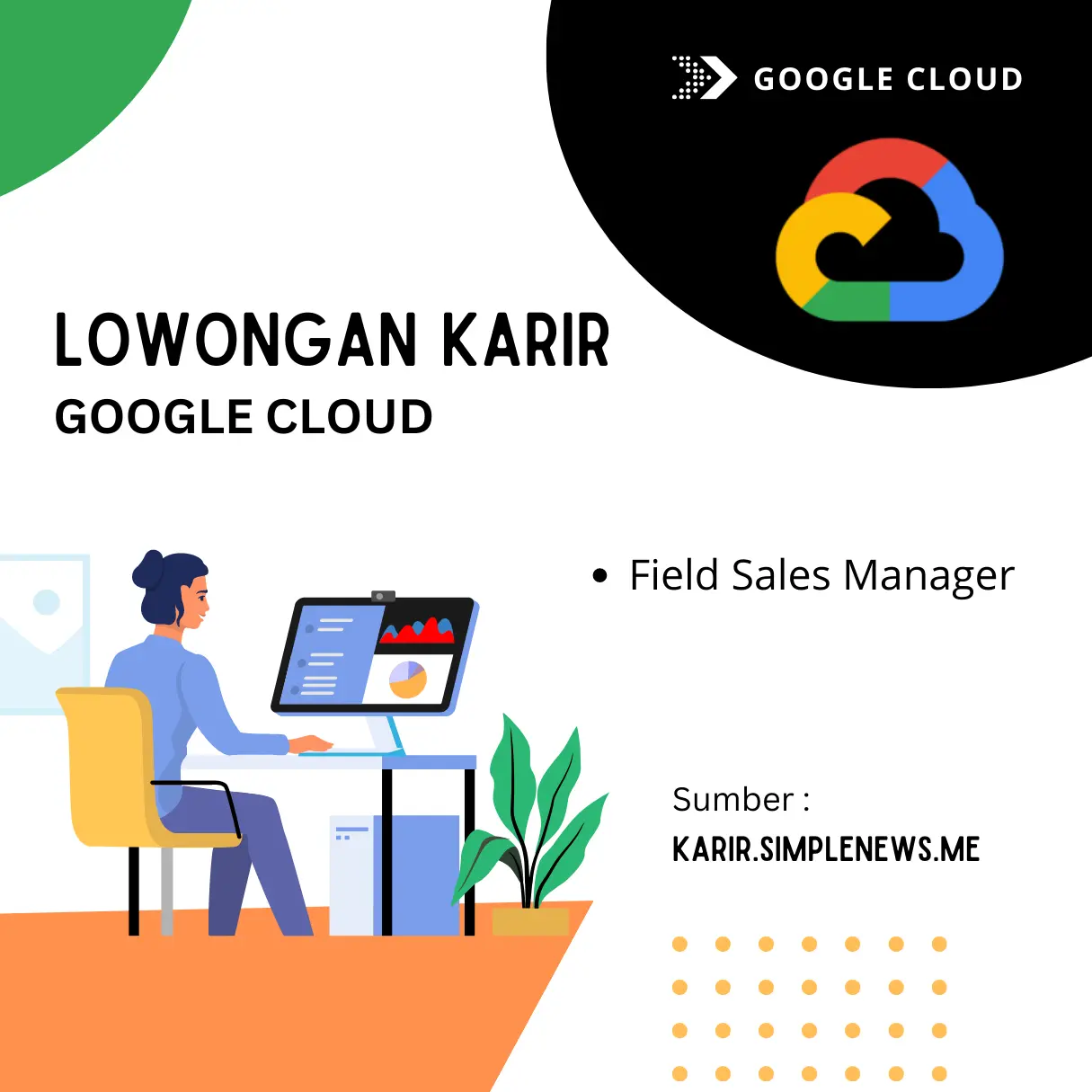 Lowongan Karir Field Sales Manager, Google Cloud 2023