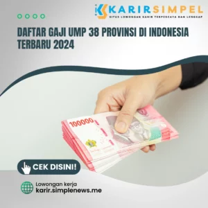 Daftar Gaji UMP 38 Provinsi di Indonesia Terbaru 2024