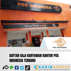 Daftar Gaji Karyawan Kantor Pos Indonesia Terbaru