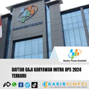 Daftar Gaji Karyawan Mitra Bps 2024 Terbaru