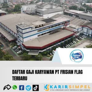 Daftar Gaji Karyawan PT Frisian Flag Terbaru