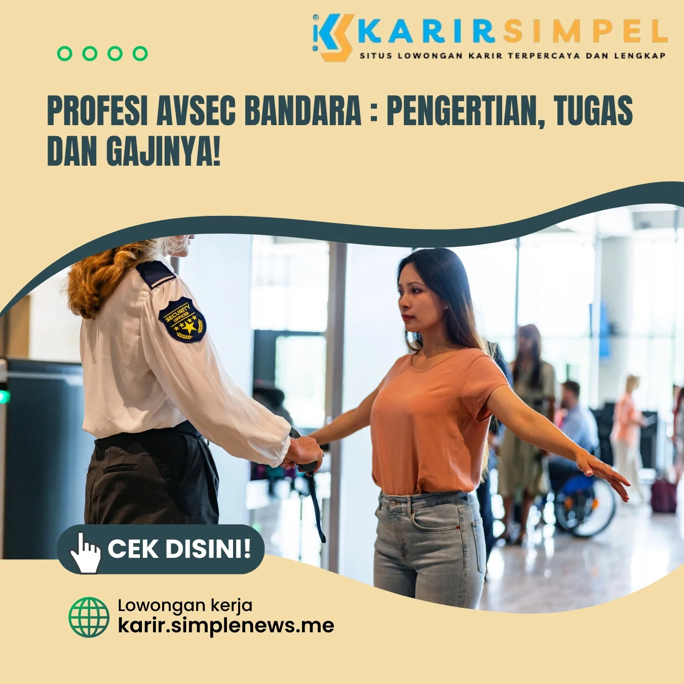 Profesi Avsec Bandara Pengertian, Tugas dan Gajinya!