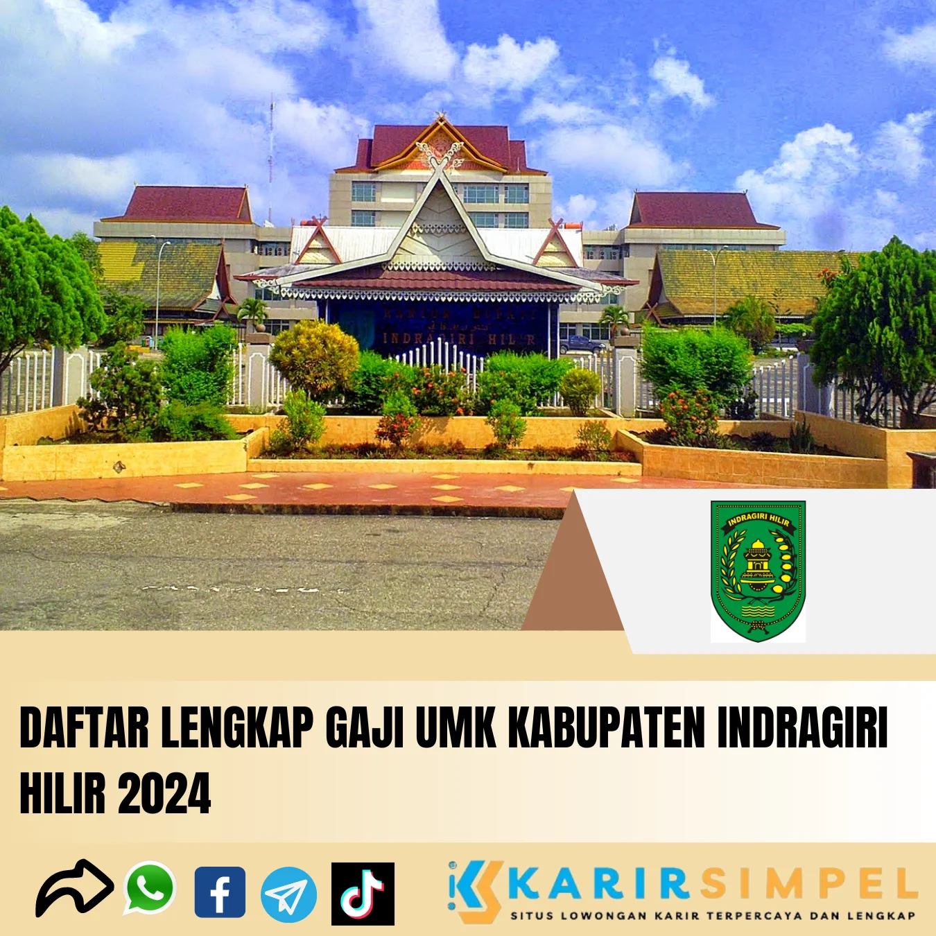 Daftar Lengkap Gaji UMK Kabupaten Indragiri Hilir 2024