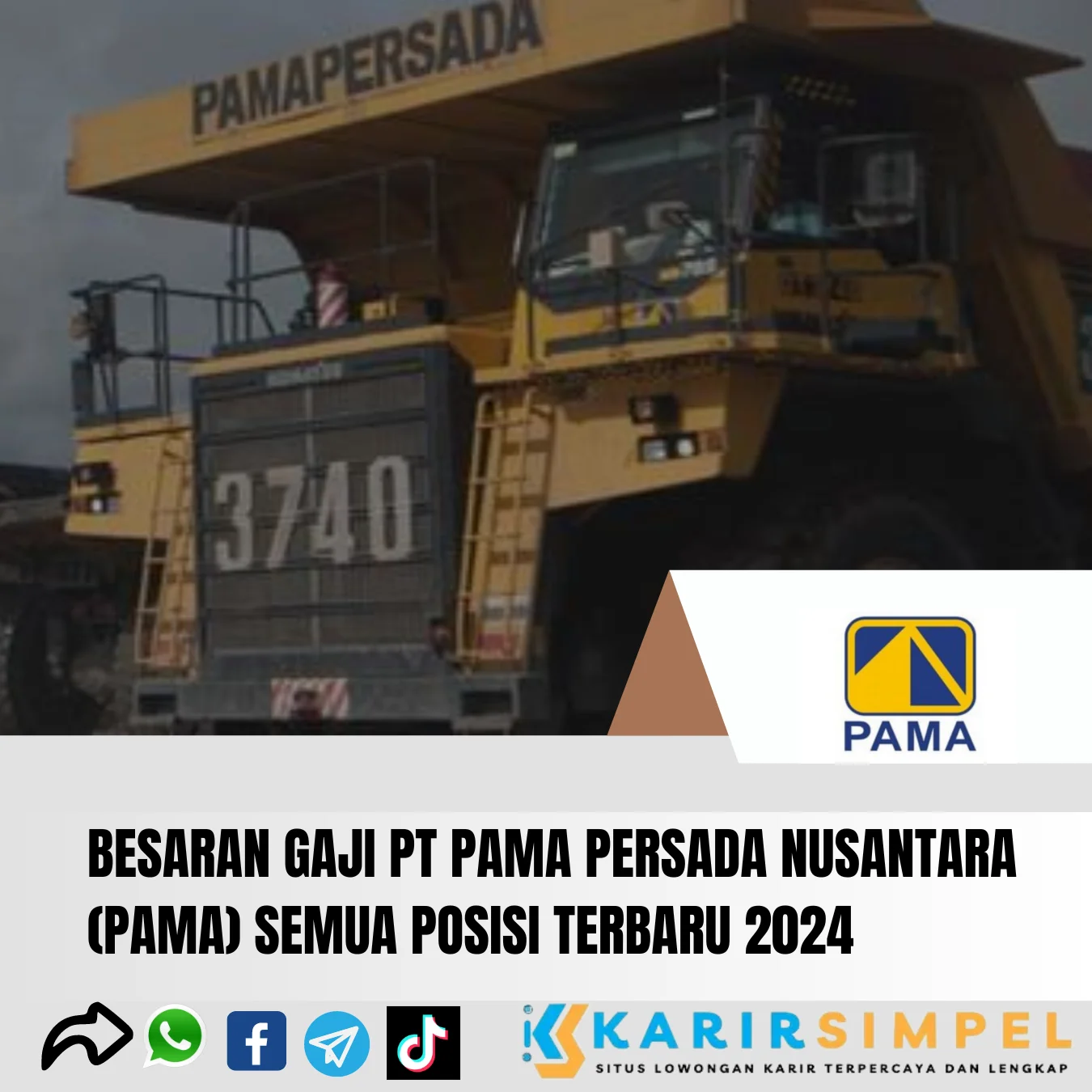 Besaran Gaji PT Pama Persada Nusantara (PAMA) Semua Posisi Terbaru 2024