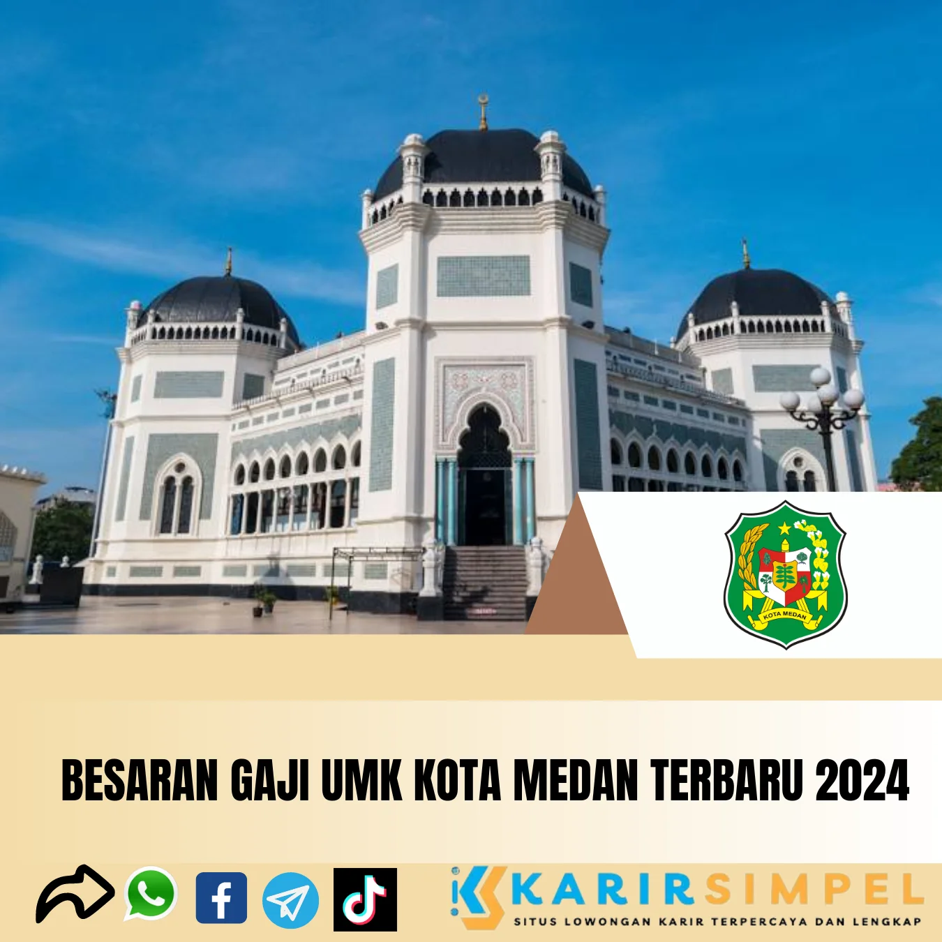 Besaran Gaji UMK Kota Medan Terbaru 2024