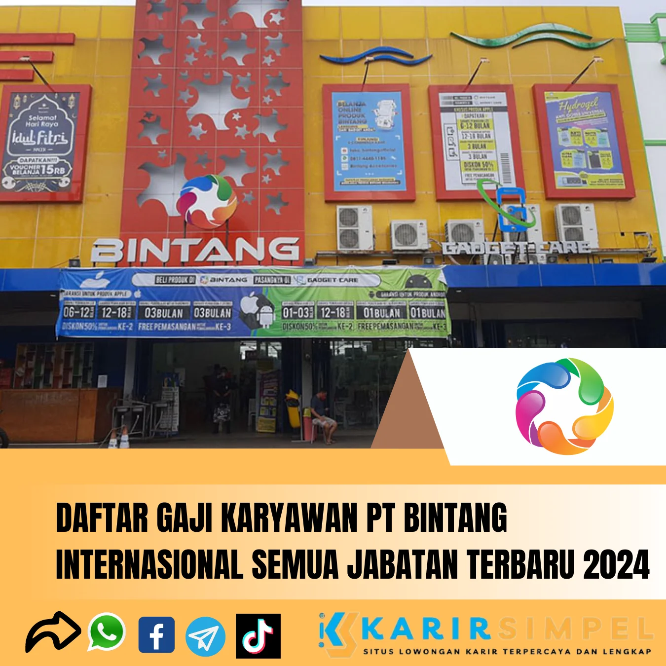 Daftar Gaji Karyawan PT Bintang Internasional Semua Jabatan Terbaru 2024