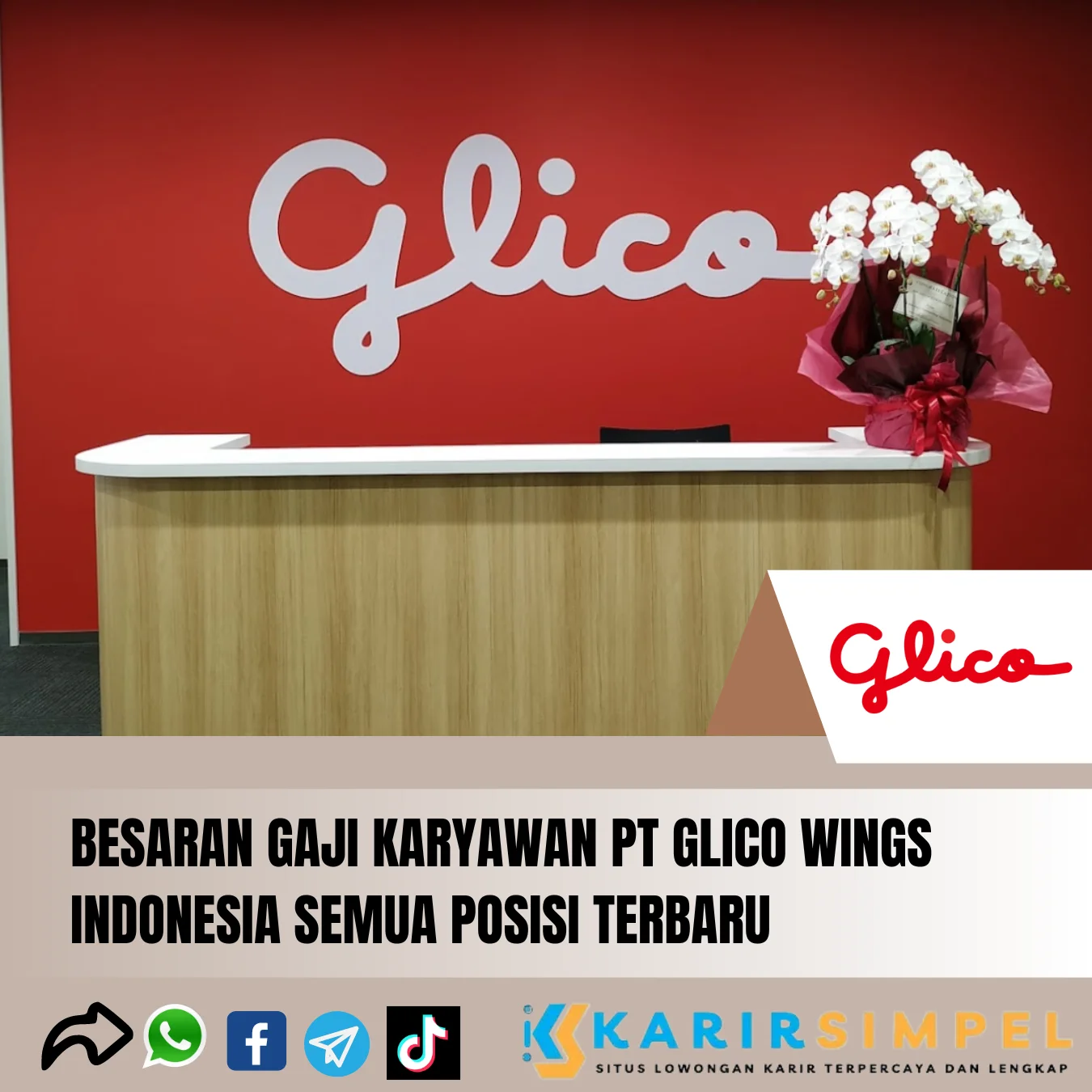 Besaran Gaji Karyawan PT Glico Wings Indonesia Semua Posisi Terbaru 2024