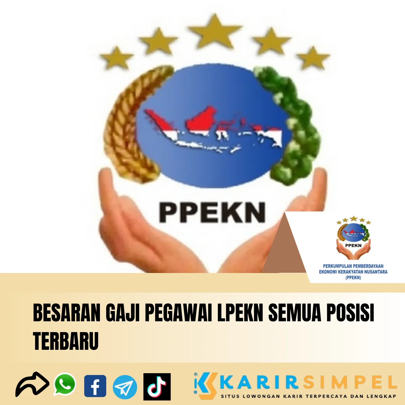 Besaran Gaji Pegawai LPEKN (Lembaga Pemberdayaan Ekonomi Dan Kerakyatan Nusantara) Semua Posisi Terbaru 2024