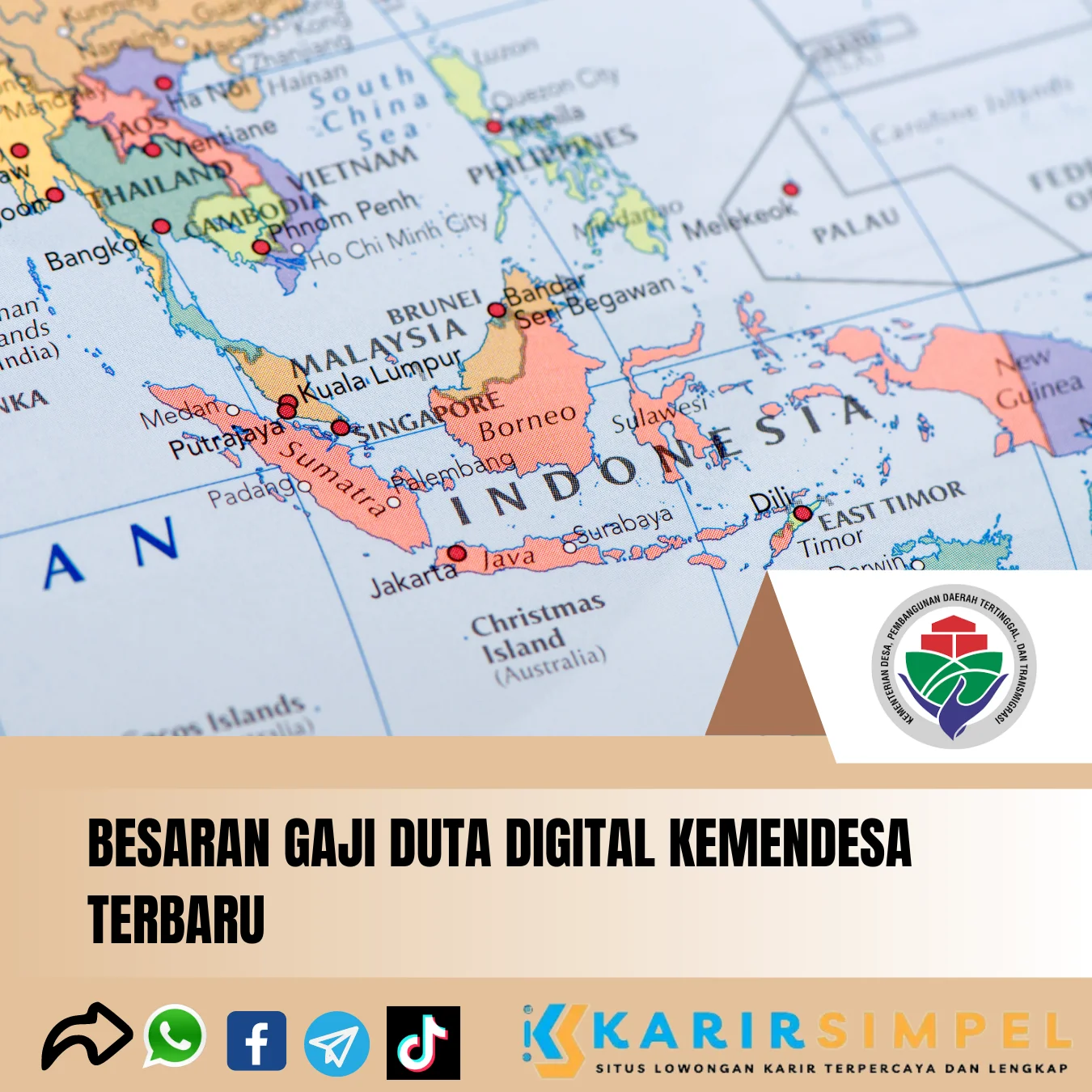 Besaran Gaji Duta Digital Kemendesa Terbaru 2024