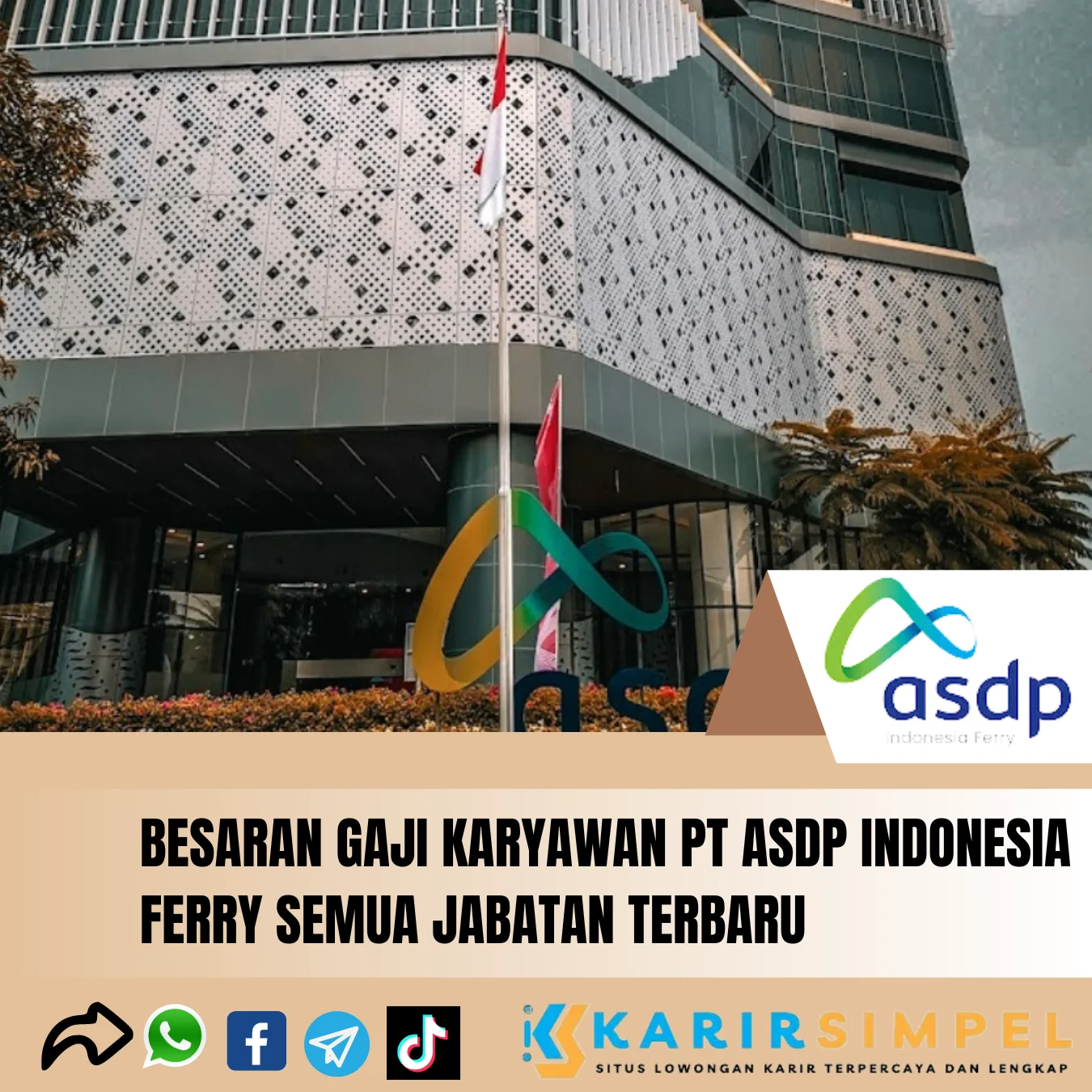 Besaran Gaji Karyawan PT Asdp Indonesia Ferry Semua Jabatan Terbaru 2024