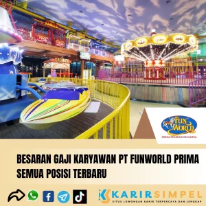 Besaran Gaji Karyawan PT Funworld Prima Semua Posisi Terbaru 2024