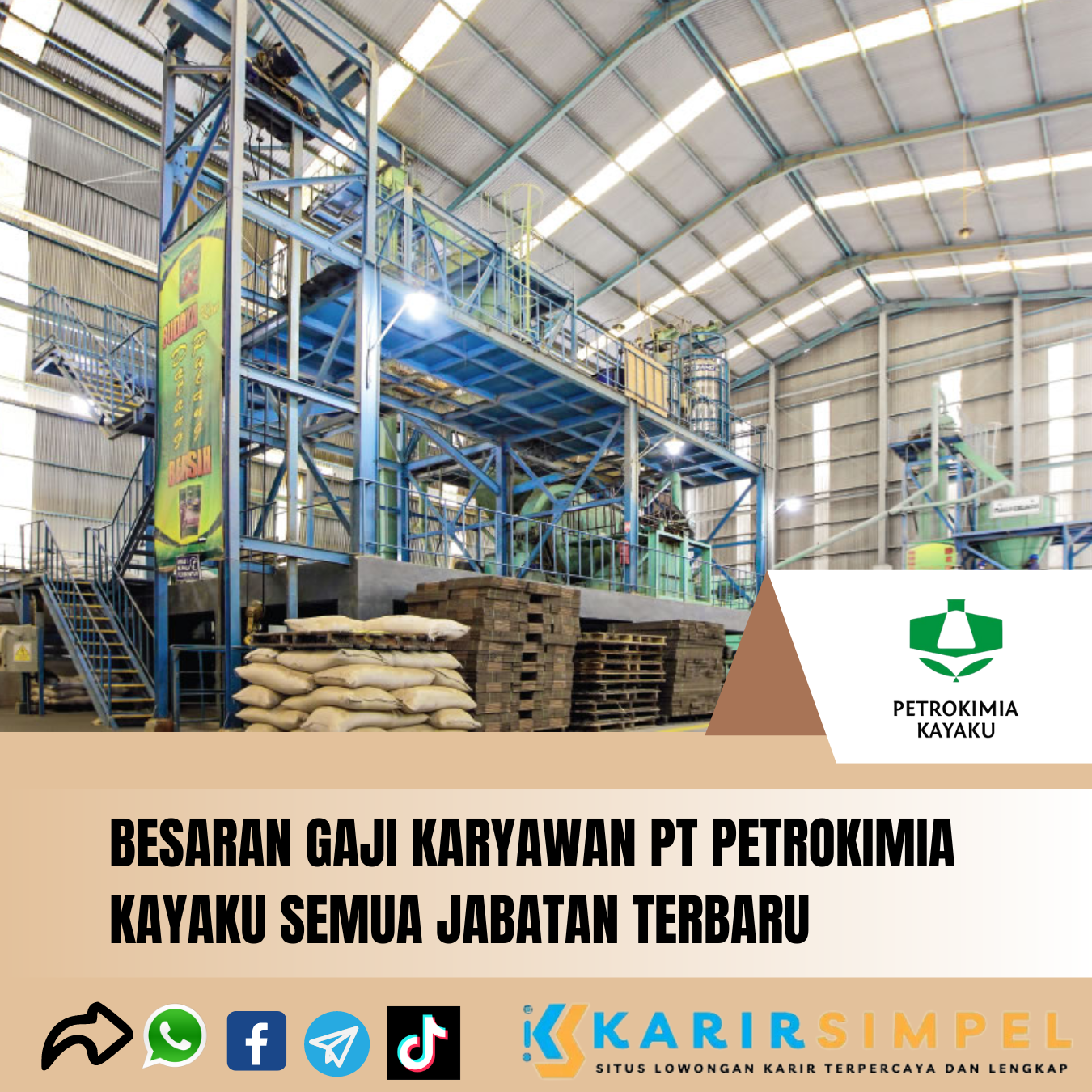 Besaran Gaji Karyawan PT Petrokimia Kayaku Semua Jabatan Terbaru 2024