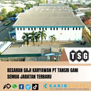 Besaran Gaji Karyawan PT Tansri Gani Semua Jabatan Terbaru 2024