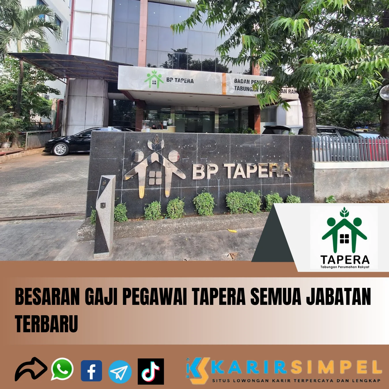 Besaran Gaji Pegawai Tapera Semua Jabatan Terbaru 2024