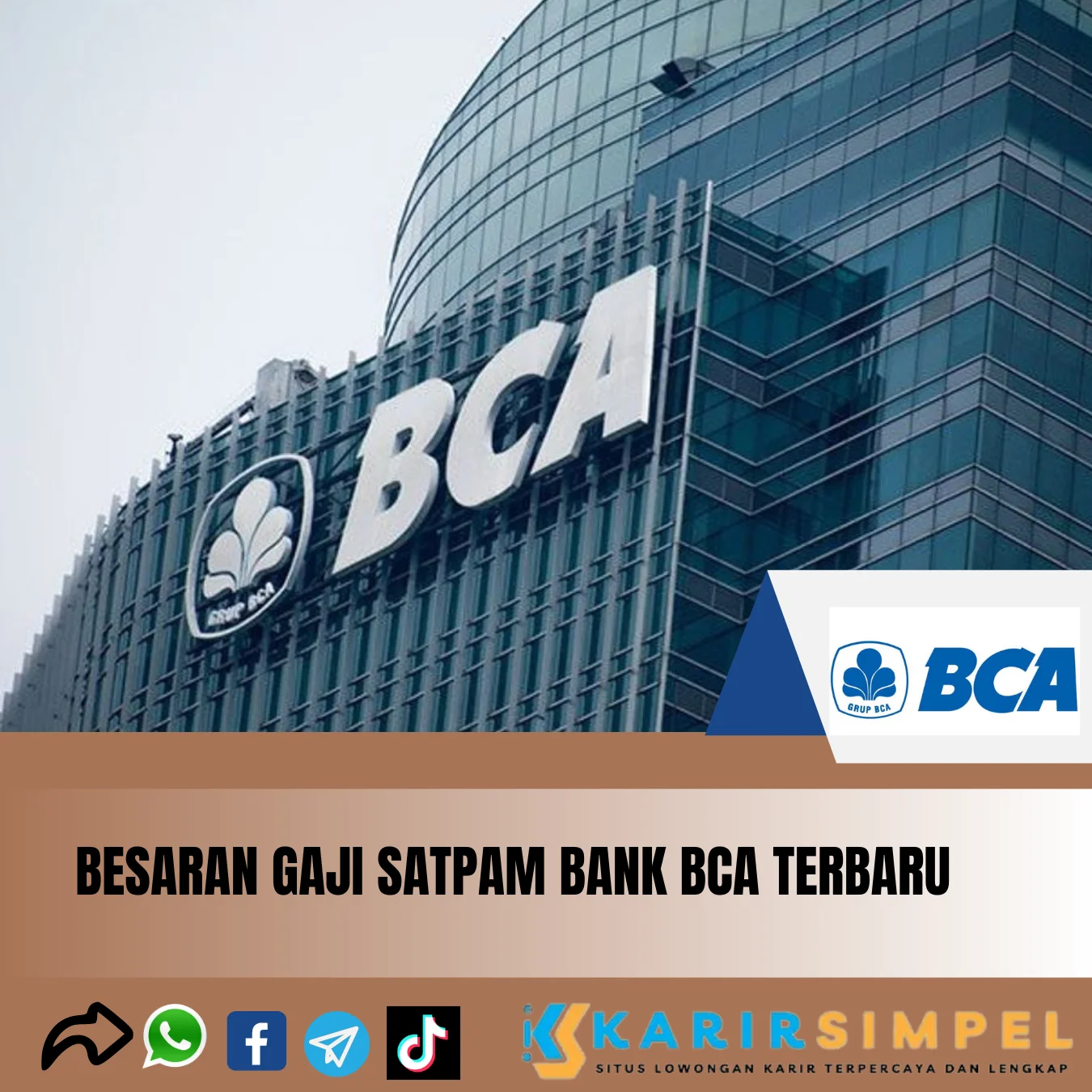 Besaran Gaji Satpam Bank BCA Terbaru 2024