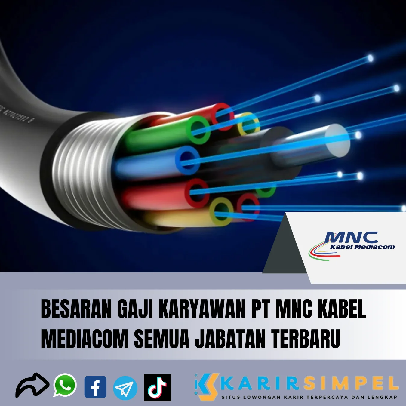 Besaran Gaji Karyawan PT MNC Kabel Mediacom Semua Jabatan Terbaru 2024