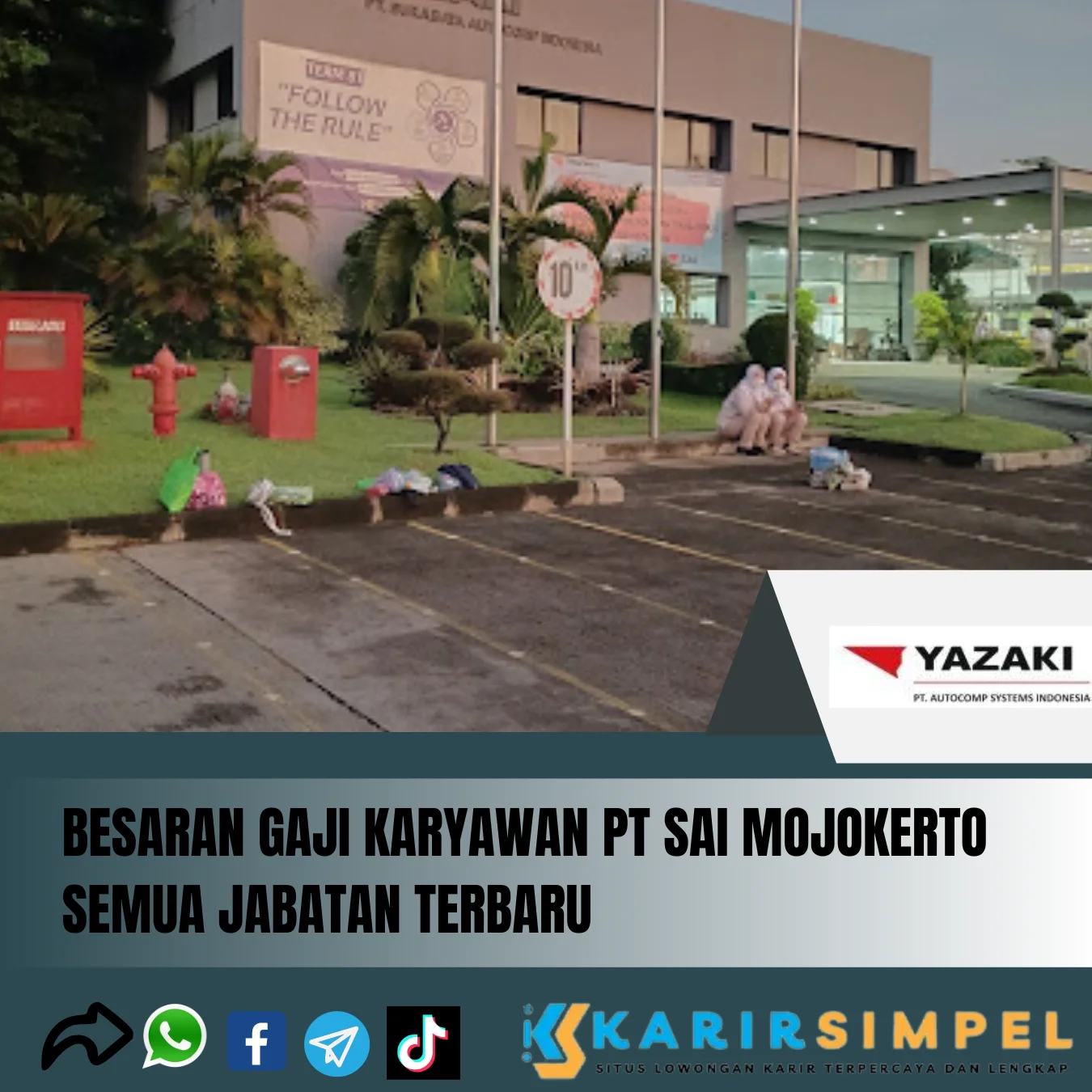 Besaran Gaji Karyawan PT SAI Mojokerto Semua Jabatan Terbaru 2024