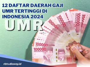 12 Daftar Daerah Gaji UMR Tertinggi di Indonesia 2024, Nomor 1 Bukan