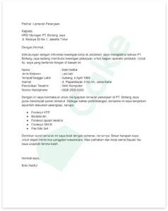 40+ Contoh Surat Lamaran Kerja Profesional dan Cara Membuatnya! | Cake