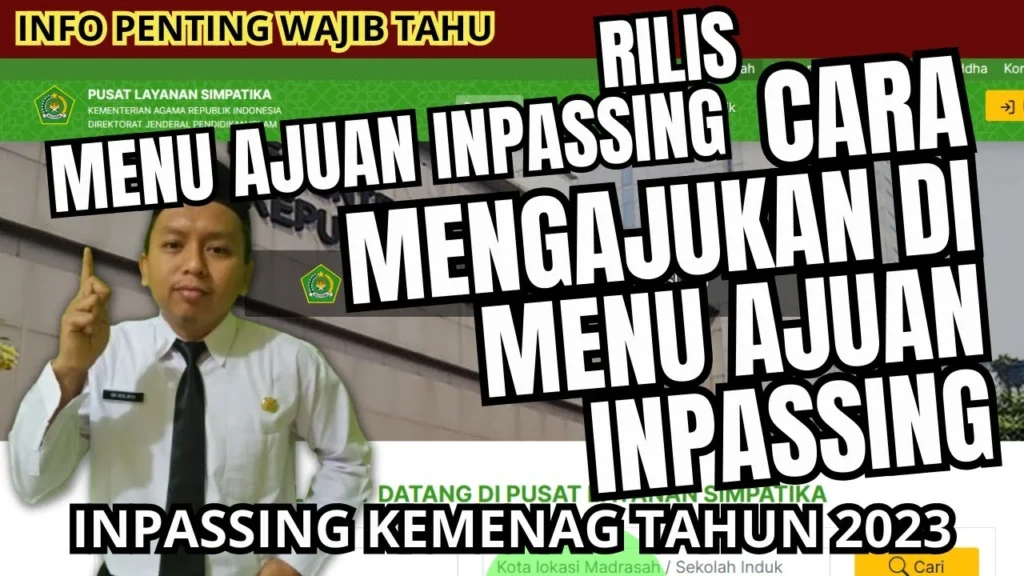 Cara mengajukan inpassing kemenag di menu ajuan inpassing, guru serdik