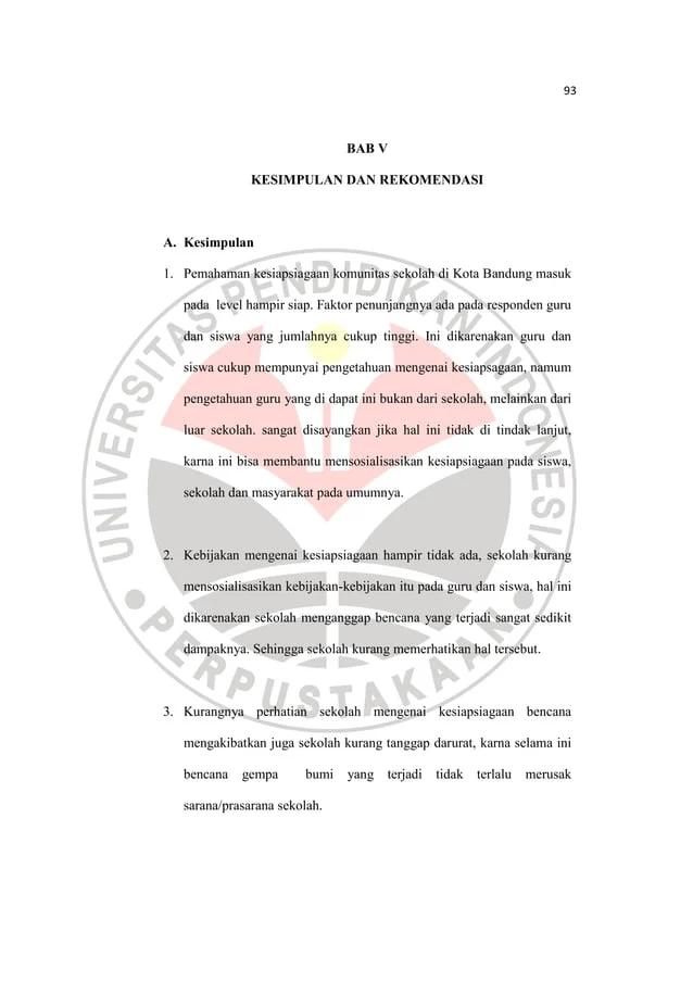 KESIMPULAN DAN REKOMENDASI | PDF