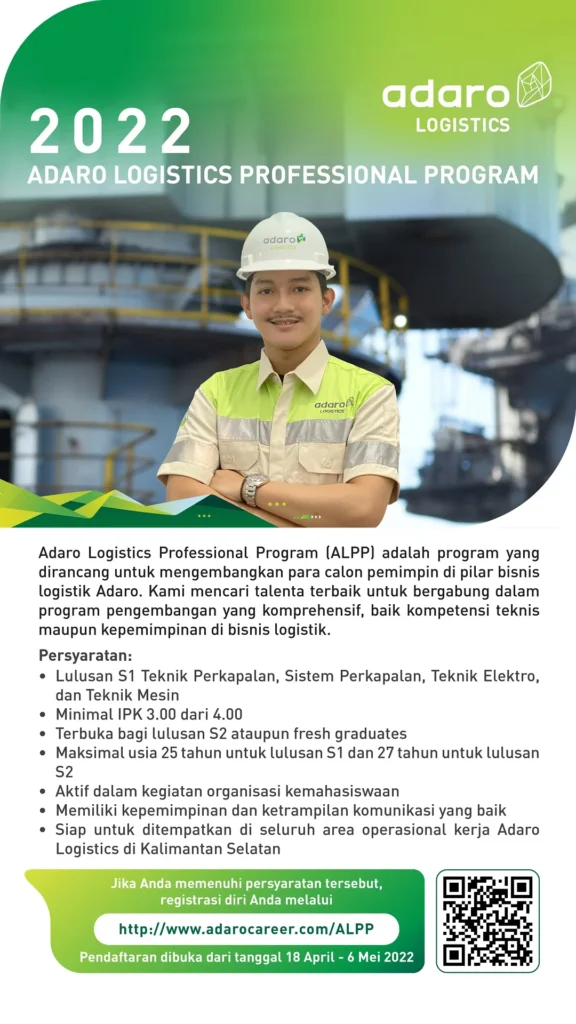 Gaji Karyawan PT Adaro Logistics (Adaro Group) Semua Posisi Terbaru – Panduan Lengkap 2024 1 Lowongan Kerja PT Adaro Energy Tbk (Adaro Group) - Madingloker