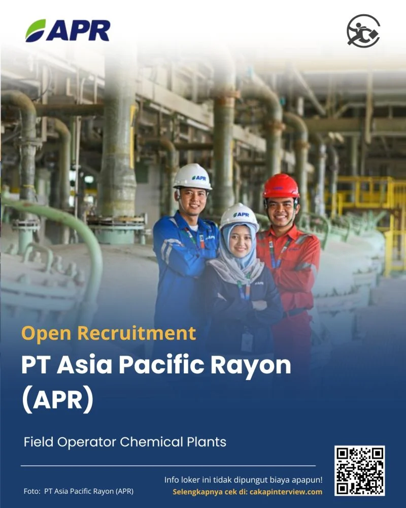 Gaji Karyawan PT Asia Pacific Rayon – Panduan Lengkap 2024 2 Lowongan Kerja PT Asia Pacific Rayon (APR) Field Operator Chemical