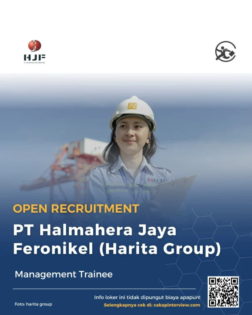 Gaji Karyawan PT Halmahera Jaya Feronikel (Harita Group) Semua Posisi Terbaru – Panduan Lengkap 2024 1 Lowongan Kerja PT Halmahera Jaya Feronikel (Harita Group) | Info Karir