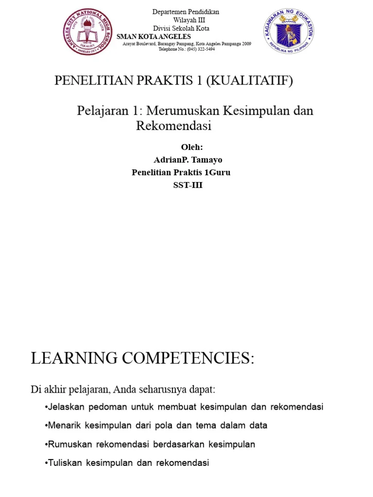 Gaji Karyawan PT Komatsu Remanufacturing Asia Semua Posisi Terbaru – Info Lengkap 2024 3 Penelitian Praktis 1 (Kualitatif) Pelajaran 1 Merumuskan Kesimpulan dan