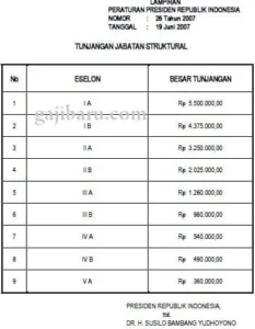 Karir Simpel 8 Tunjangan Jabatan Struktural PNS, TNI, dan Polri | Info Gaji
