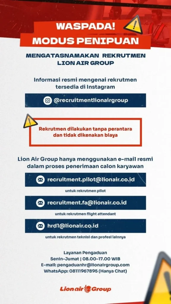 Gaji Porter Bandara Lion Air: Detail, Kisaran, dan Tips Negosiasi 2 Bagaimana proses rekrutmen dan seleksi untuk porter bandara Lion Air?