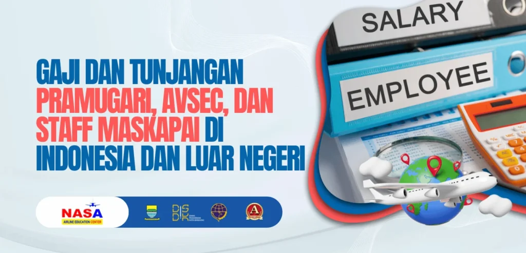 Gaji dan Tunjangan Pramugari, AVSEC, dan Staff Maskapai di Indonesia