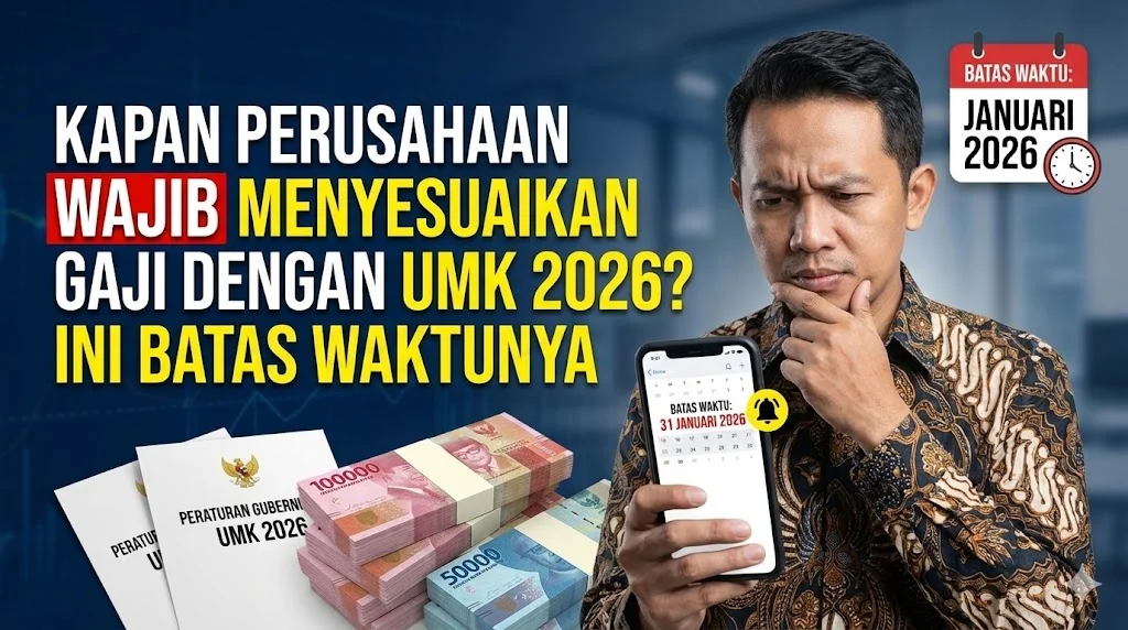 Pilih Besaran Gaji Karyawan PT Trakindo Utama 2 Kapan Perusahaan Wajib Menyesuaikan Gaji dengan UMK 2026? Ini Batas