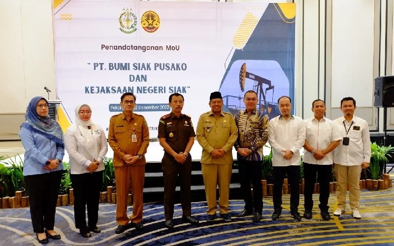 Kerja Sama Bantuan Hukum, Bumi Siak Pusako Teken MoU dengan Kejaksaan