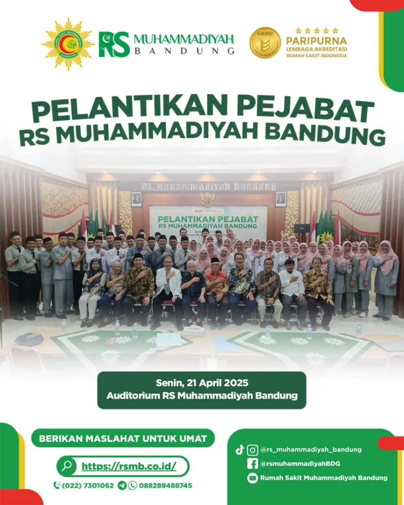 Pelantikan Pejabat RS Muhammadiyah Bandung – Rumah Sakit Muhammadiyah