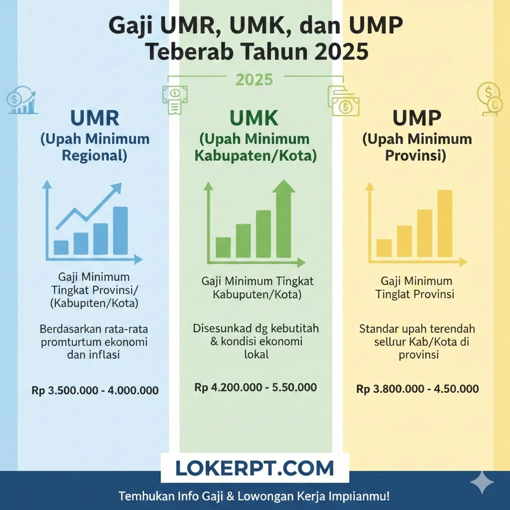 Perbandingan pt global urban esensial gaji dengan UMK dan UMP Regional