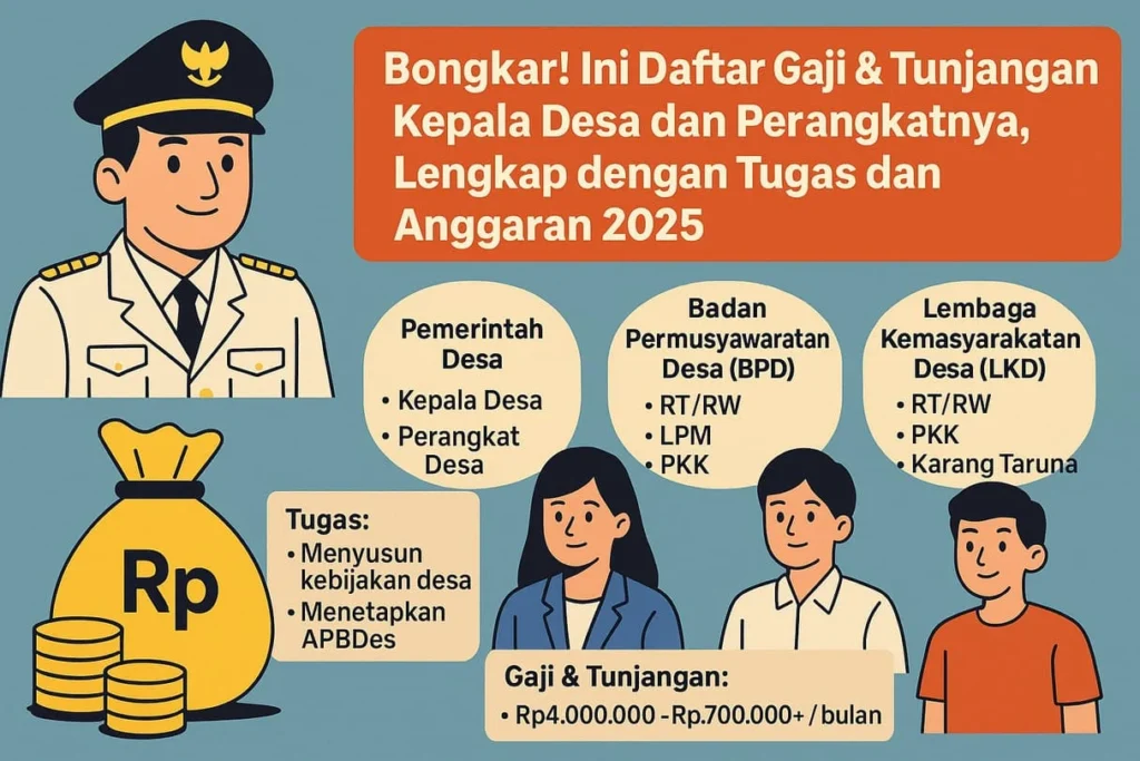 Regulasi dan kebijakan pemerintah terkait gaji tpk desa