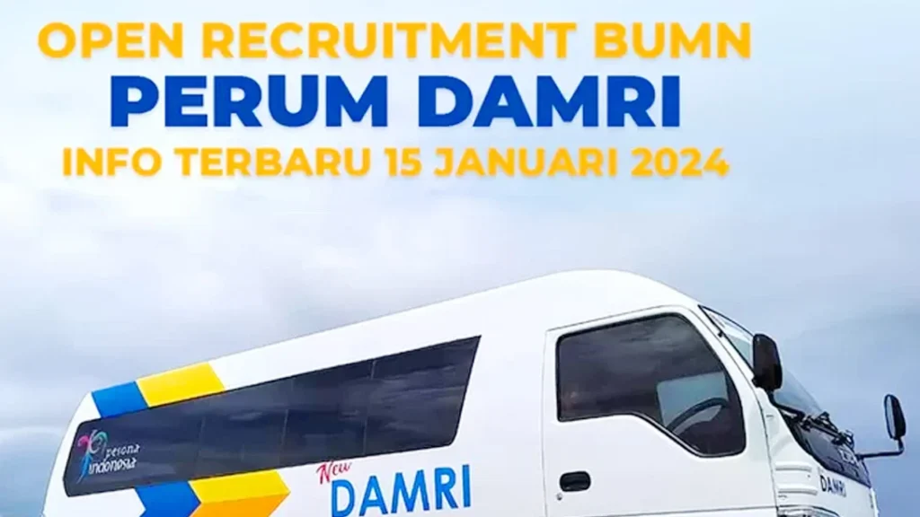 Rekrutmen Pegawai BUMN Perum DAMRI Lulusan SMA dan SMK dicari, Segini