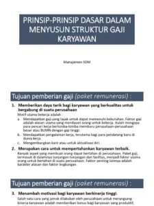 Struktur Gaji PT PWI: Komponen Utama dalam Penghasilan Karyawan