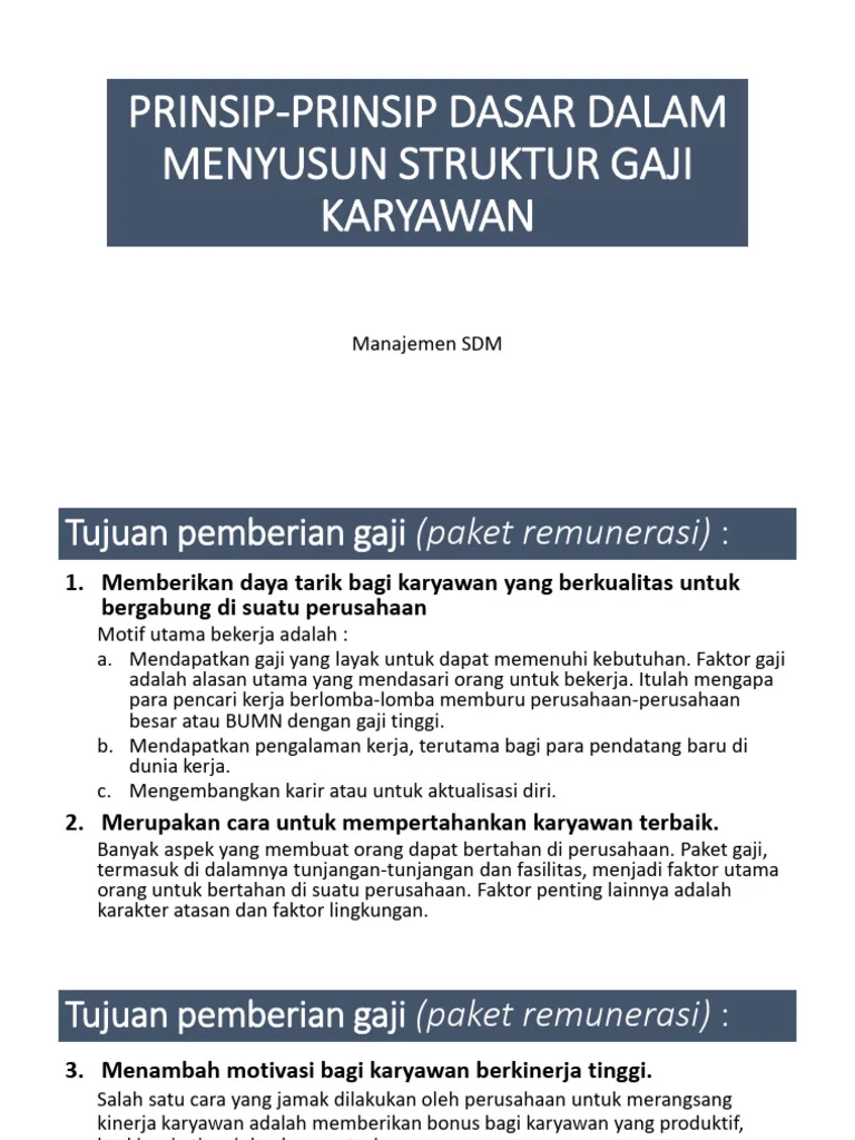 Struktur Gaji PT PWI: Komponen Utama dalam Penghasilan Karyawan