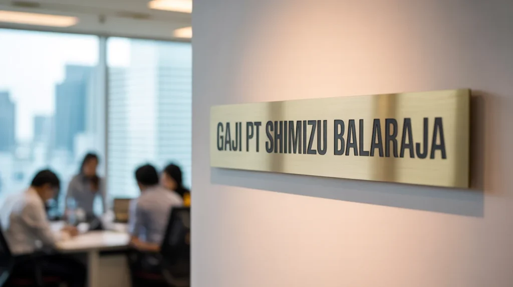 Gaji PT Shimizu Balaraja: Struktur, Kisaran, dan Tips Negosiasi 1 Struktur Penggajian di PT Shimizu Balaraja