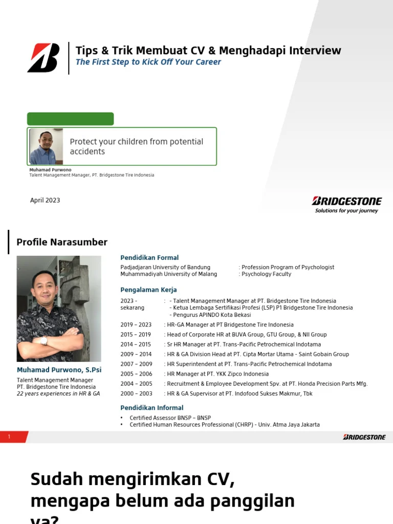 Tips Membuat CV dan Persiapan Interview | PDF