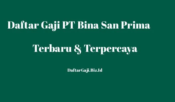 Tips Negosiasi Gaji di PT Bina San Prima