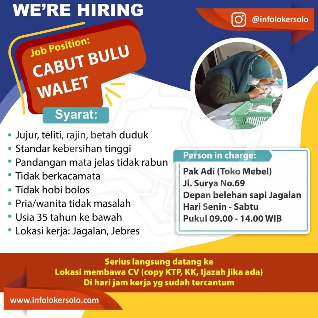 Contoh Perusahaan yang Memiliki Gaji Cabut Bulu Walet