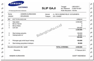 Gaji PT Samsung Berdasarkan Posisi Pekerjaan