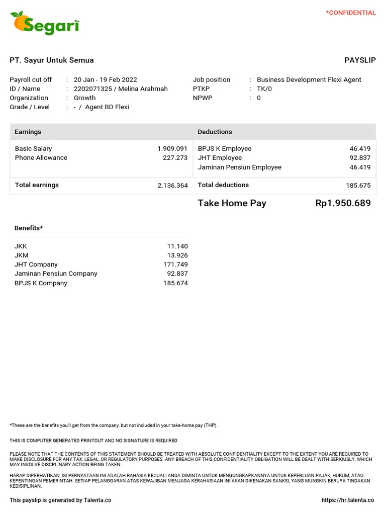 Gaji PT Sayur Untuk Semua: Informasi Lengkap