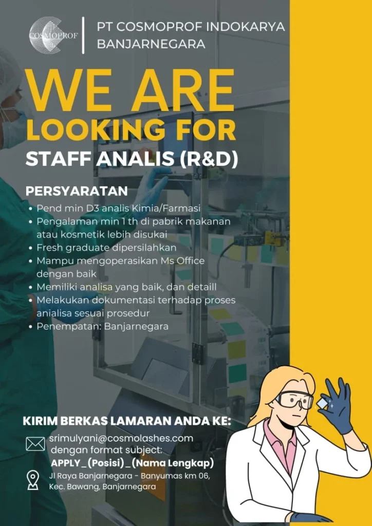 Kelebihan Bekerja di PT Cosmoprof Banjarnegara