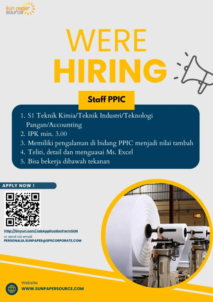 Pengembangan Karir di PT Sun Paper Source