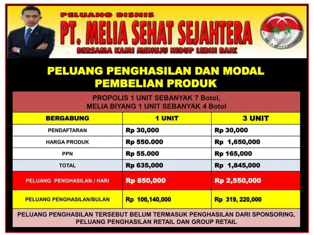 Tabel Kisaran Gaji di PT Melia Sehat Sejahtera